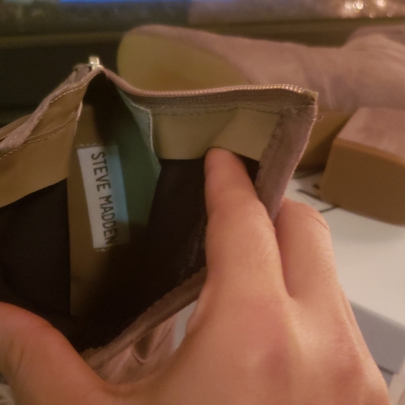 Steve Madden Grey sock booties. - Picture 6 of 7